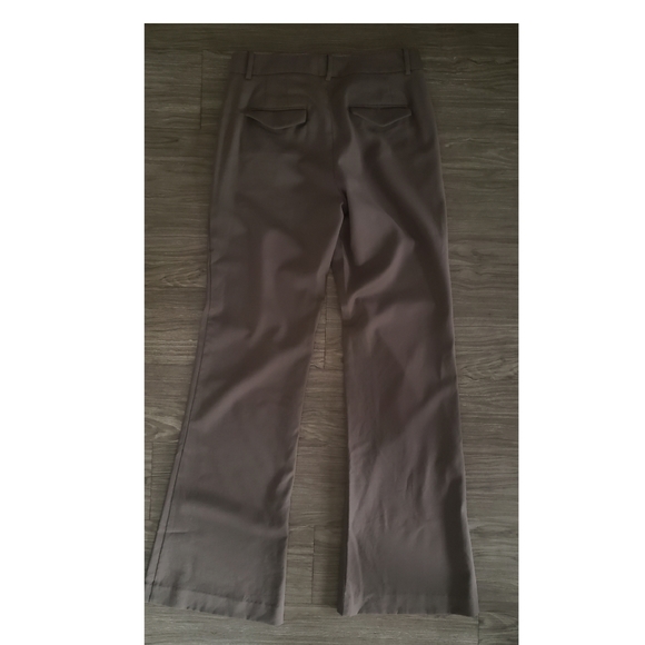 Theory Dark Gray/Brown Virginwool Trousers Size 2 - Picture 7 of 9
